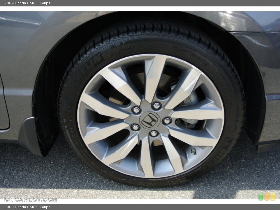 2009 Honda Civic Si Coupe Wheel and Tire Photo #78474455