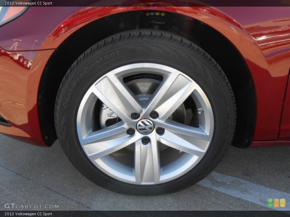 2013 Volkswagen CC Sport Wheel and Tire Photo #78475064