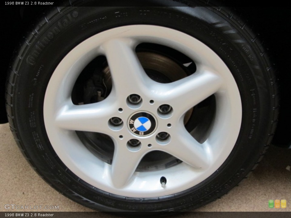 1998 BMW Z3 2.8 Roadster Wheel and Tire Photo #78475639