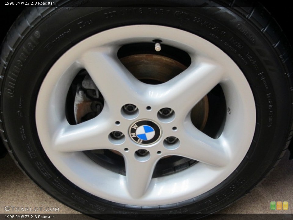 1998 BMW Z3 2.8 Roadster Wheel and Tire Photo #78475655