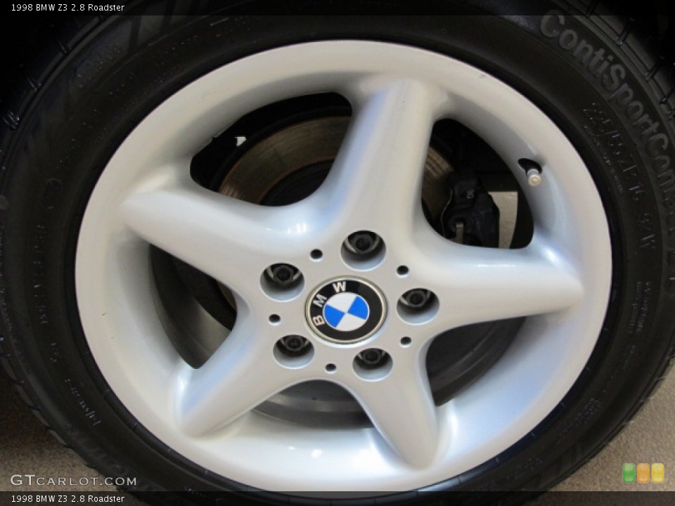 1998 BMW Z3 2.8 Roadster Wheel and Tire Photo #78475700