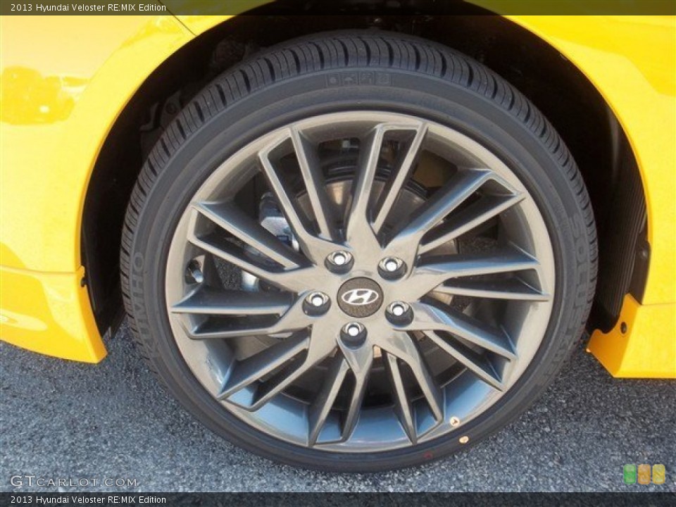 2013 Hyundai Veloster RE:MIX Edition Wheel and Tire Photo #78476303