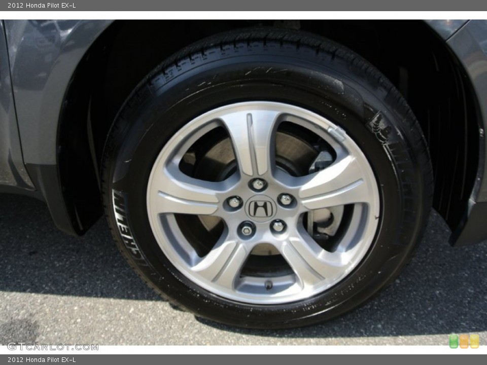 2012 Honda Pilot EX-L Wheel and Tire Photo #78476624