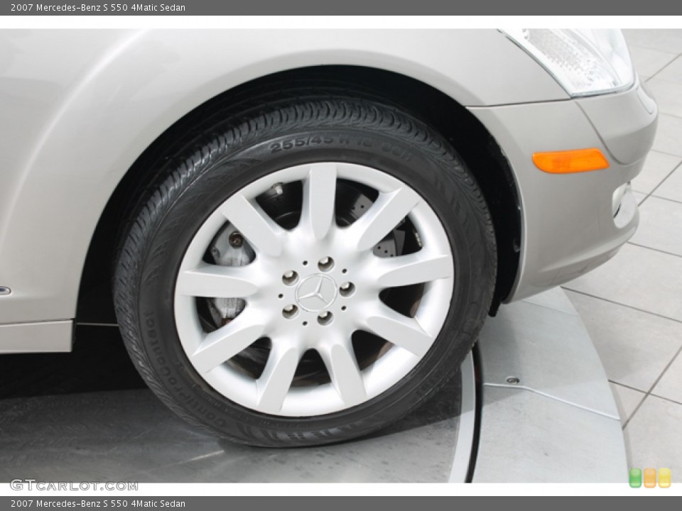 2007 Mercedes-Benz S 550 4Matic Sedan Wheel and Tire Photo #78478484