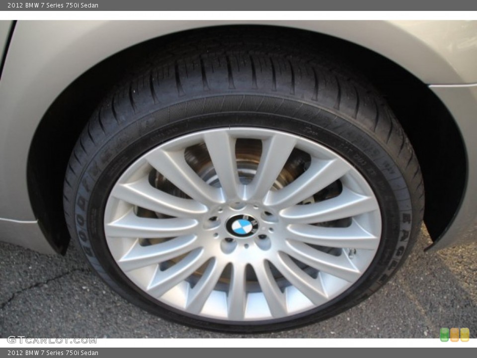 2012 BMW 7 Series 750i Sedan Wheel and Tire Photo #78482372