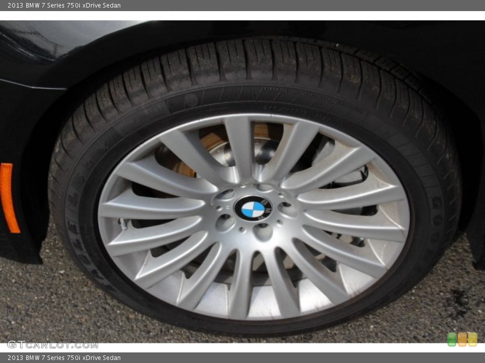2013 BMW 7 Series 750i xDrive Sedan Wheel and Tire Photo #78483539