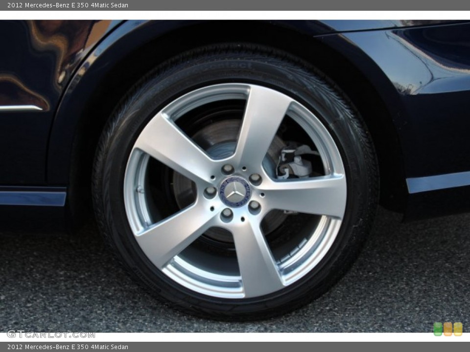 2012 Mercedes-Benz E 350 4Matic Sedan Wheel and Tire Photo #78486429