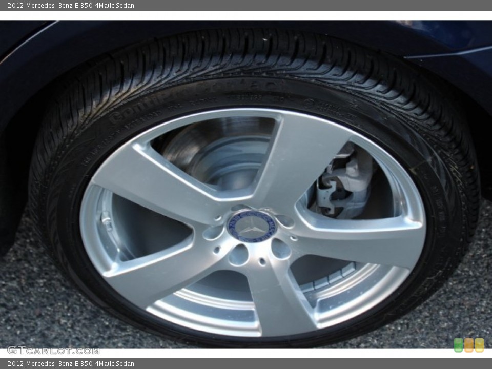 2012 Mercedes-Benz E 350 4Matic Sedan Wheel and Tire Photo #78486448