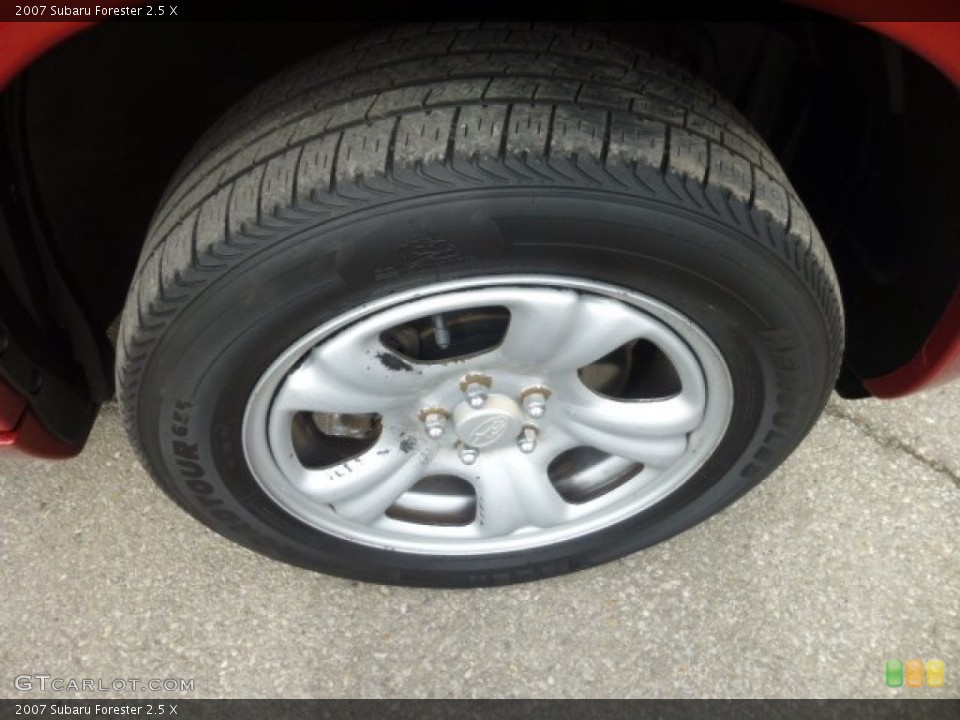 2007 Subaru Forester 2.5 X Wheel and Tire Photo #78488635