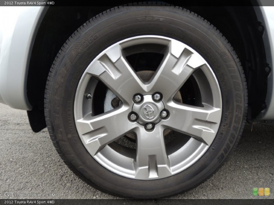 2012 Toyota RAV4 Sport 4WD Wheel and Tire Photo #78490907