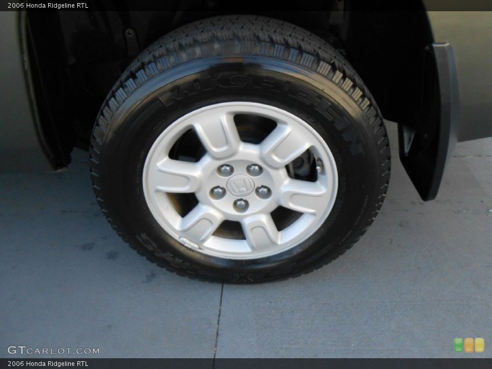 2006 Honda Ridgeline RTL Wheel and Tire Photo #78492566
