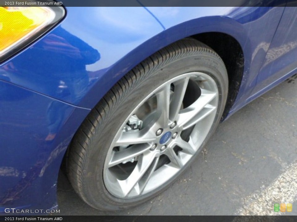 2013 Ford Fusion Titanium AWD Wheel and Tire Photo #78496423