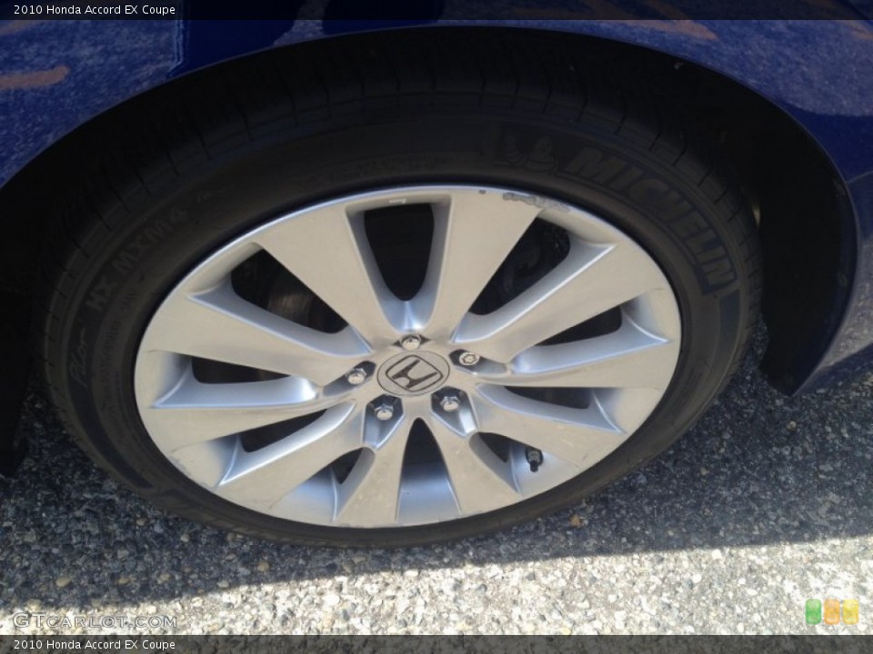 2010 Honda Accord EX Coupe Wheel and Tire Photo #78499070