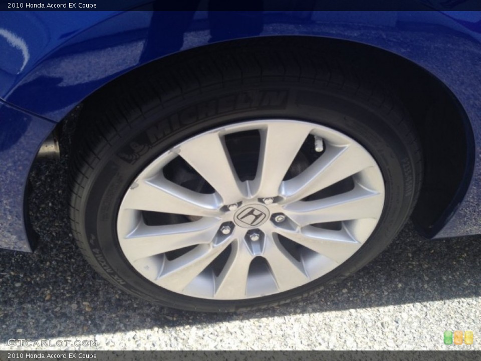 2010 Honda Accord EX Coupe Wheel and Tire Photo #78499154