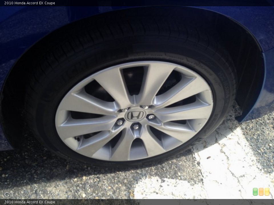 2010 Honda Accord EX Coupe Wheel and Tire Photo #78499175