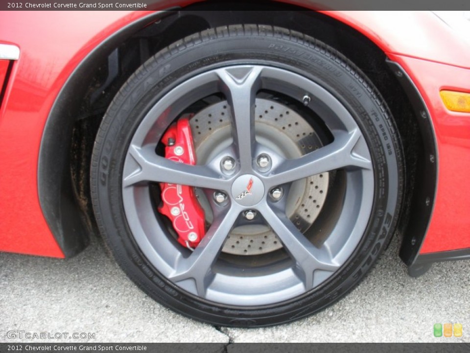 2012 Chevrolet Corvette Grand Sport Convertible Wheel and Tire Photo #78499973