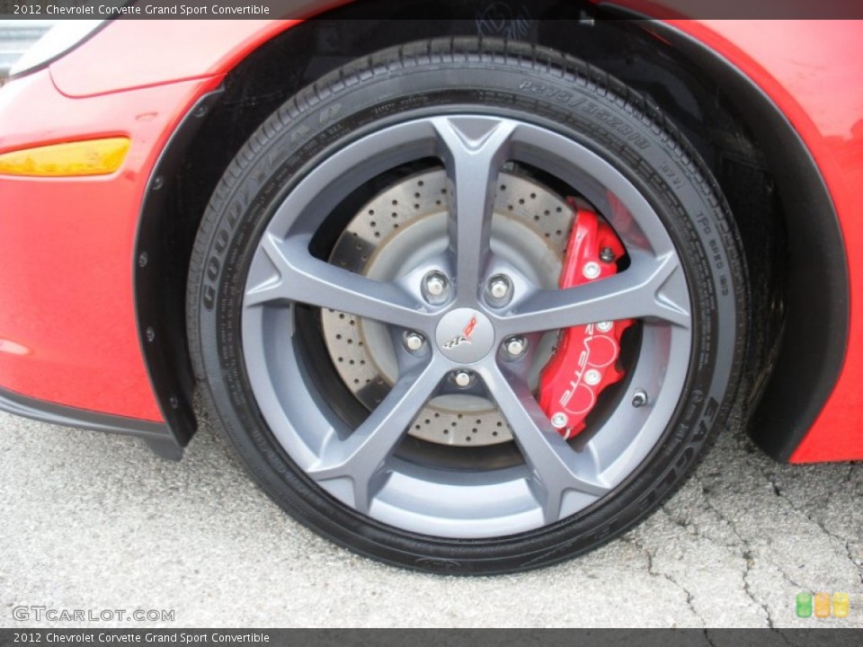 2012 Chevrolet Corvette Grand Sport Convertible Wheel and Tire Photo #78500072