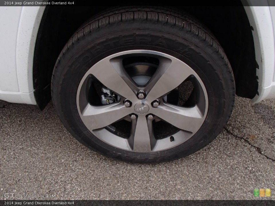 2014 Jeep Grand Cherokee Overland 4x4 Wheel and Tire Photo #78501926