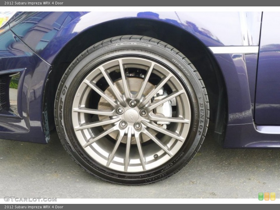 2012 Subaru Impreza WRX 4 Door Wheel and Tire Photo #78502056