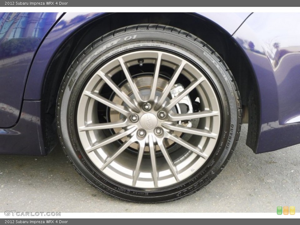 2012 Subaru Impreza WRX 4 Door Wheel and Tire Photo #78502076