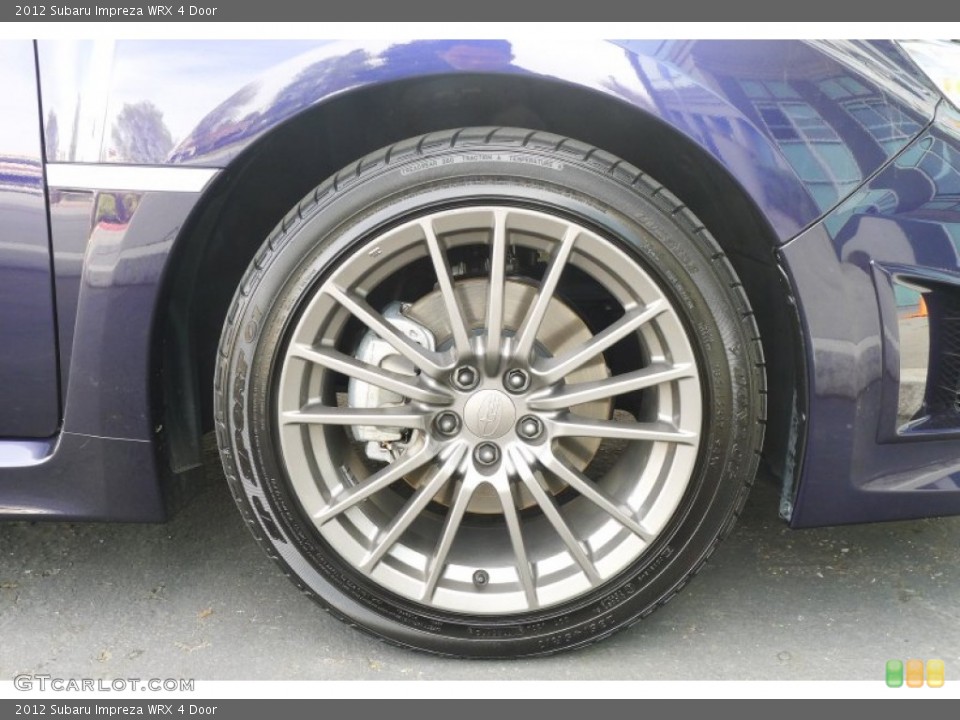 2012 Subaru Impreza WRX 4 Door Wheel and Tire Photo #78502133