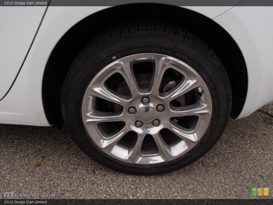 2013 Dodge Dart Limited Wheel and Tire Photo #78504698