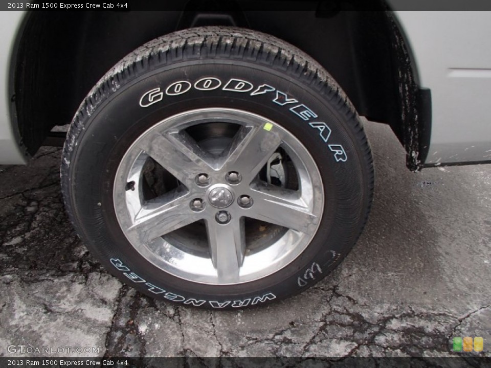 2013 Ram 1500 Express Crew Cab 4x4 Wheel and Tire Photo #78505700