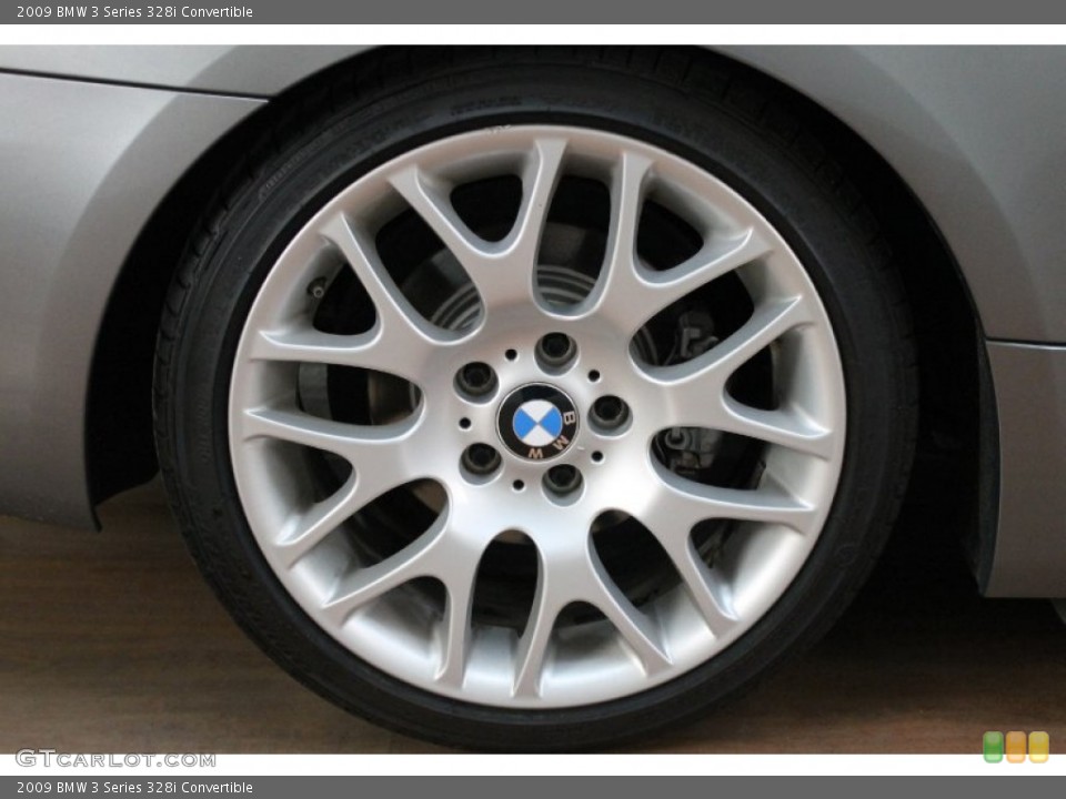 2009 BMW 3 Series 328i Convertible Wheel and Tire Photo #78508643