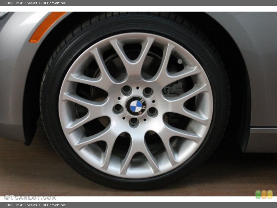 2009 BMW 3 Series 328i Convertible Wheel and Tire Photo #78508667