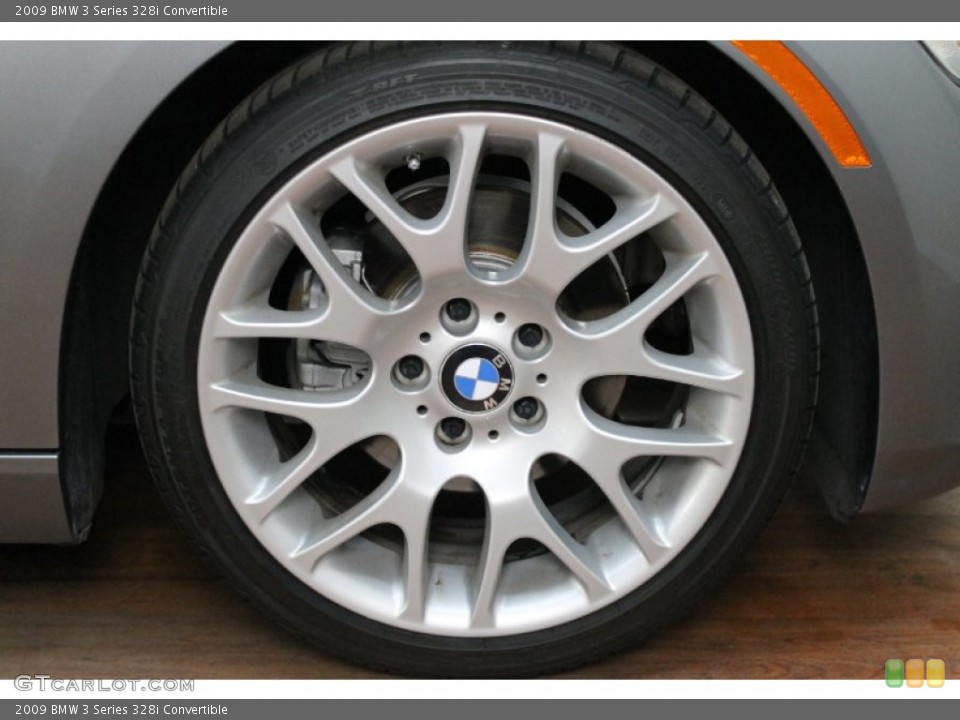 2009 BMW 3 Series 328i Convertible Wheel and Tire Photo #78508700
