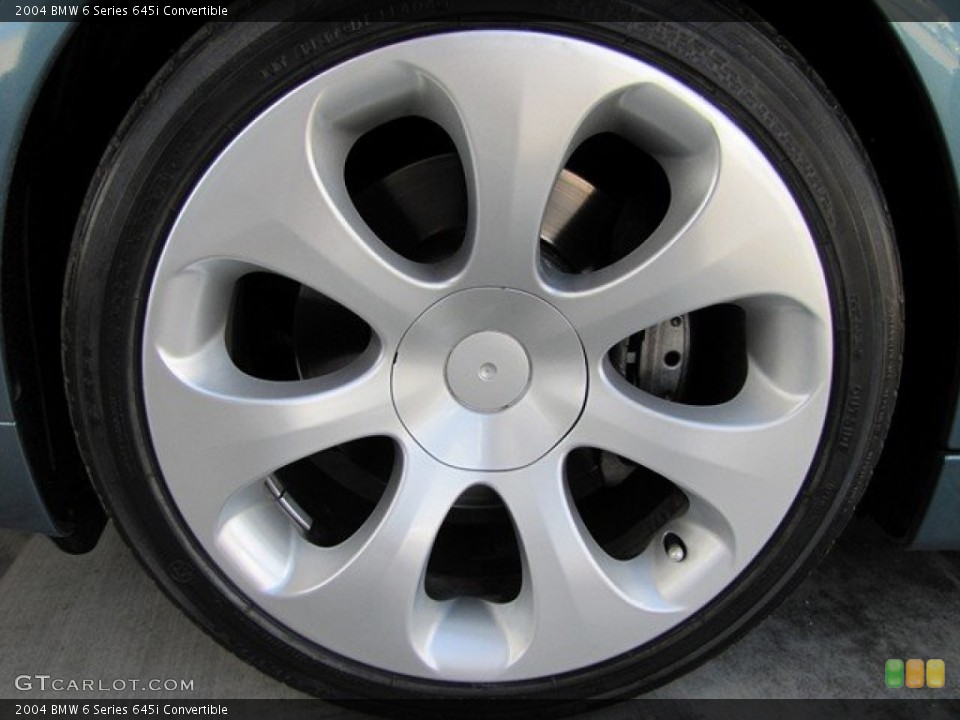 2004 BMW 6 Series 645i Convertible Wheel and Tire Photo #78508832