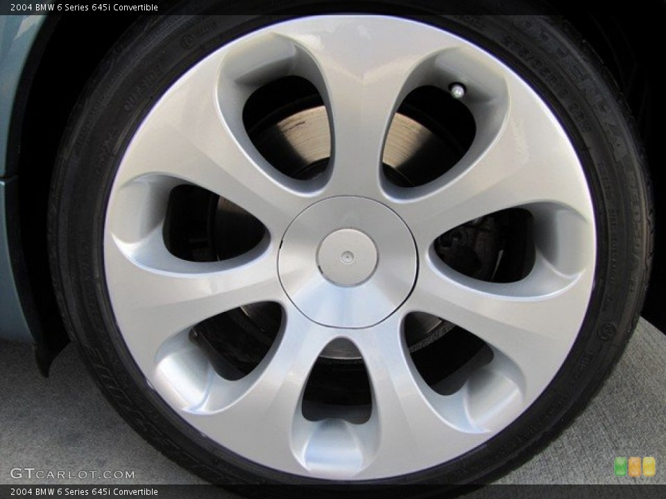 2004 BMW 6 Series 645i Convertible Wheel and Tire Photo #78508844