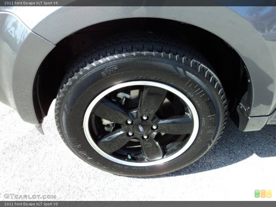 2011 Ford Escape XLT Sport V6 Wheel and Tire Photo #78508901