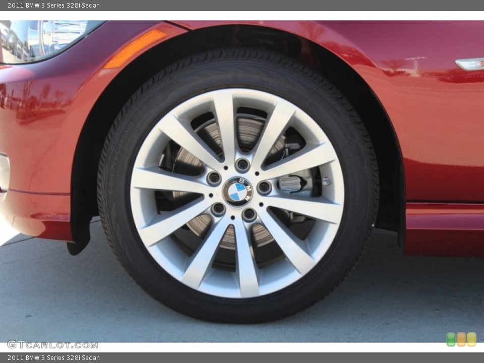 2011 BMW 3 Series 328i Sedan Wheel and Tire Photo #78514287