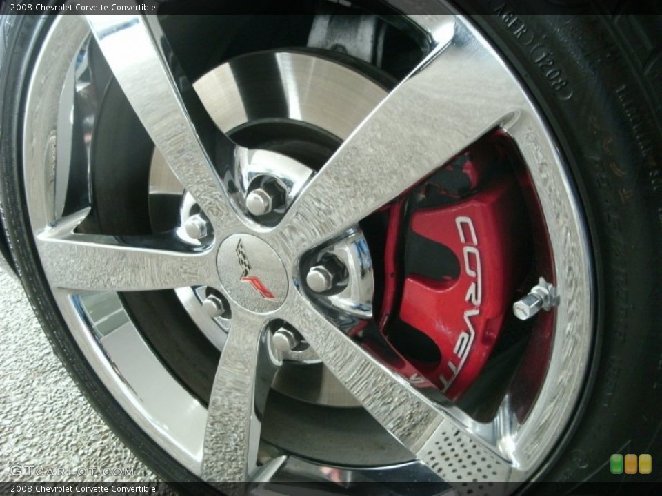 2008 Chevrolet Corvette Convertible Wheel and Tire Photo #78516011
