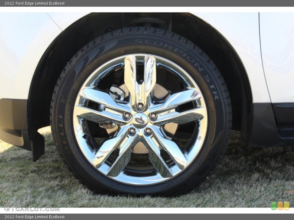 2012 Ford Edge Limited EcoBoost Wheel and Tire Photo #78516196