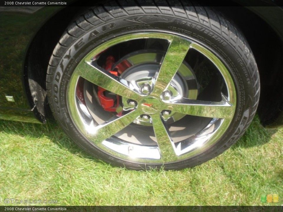 2008 Chevrolet Corvette Convertible Wheel and Tire Photo #78516284