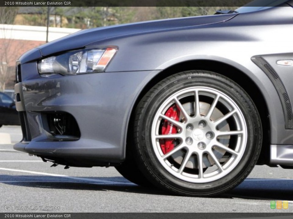 2010 Mitsubishi Lancer Evolution GSR Wheel and Tire Photo #78517127