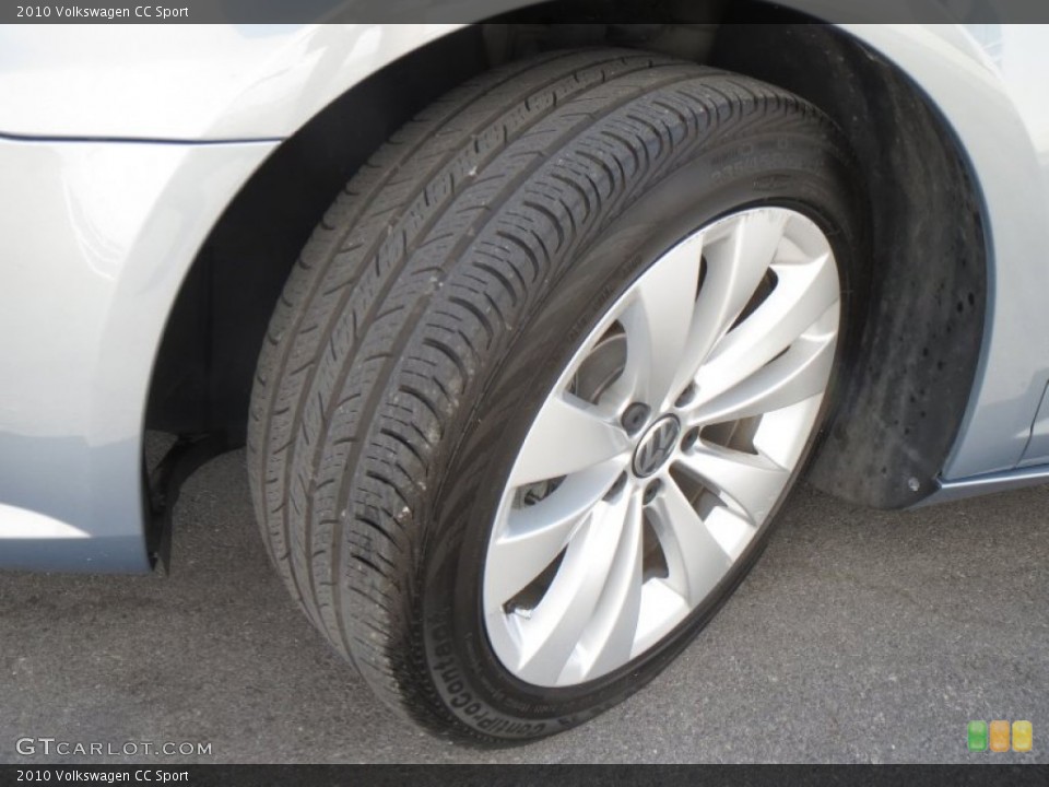 2010 Volkswagen CC Sport Wheel and Tire Photo #78518807