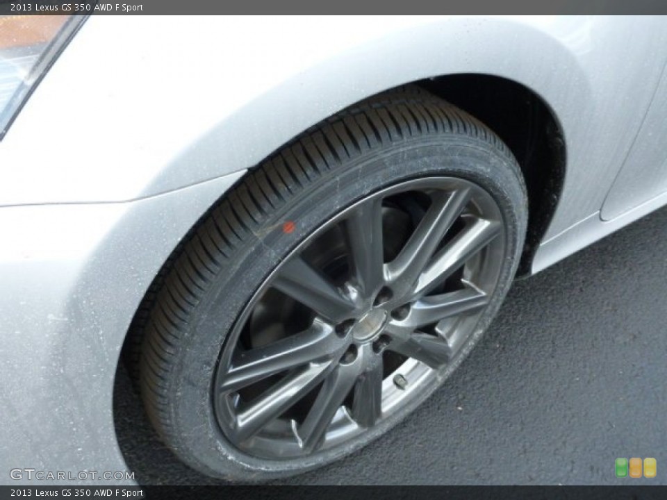 2013 Lexus GS 350 AWD F Sport Wheel and Tire Photo #78520496