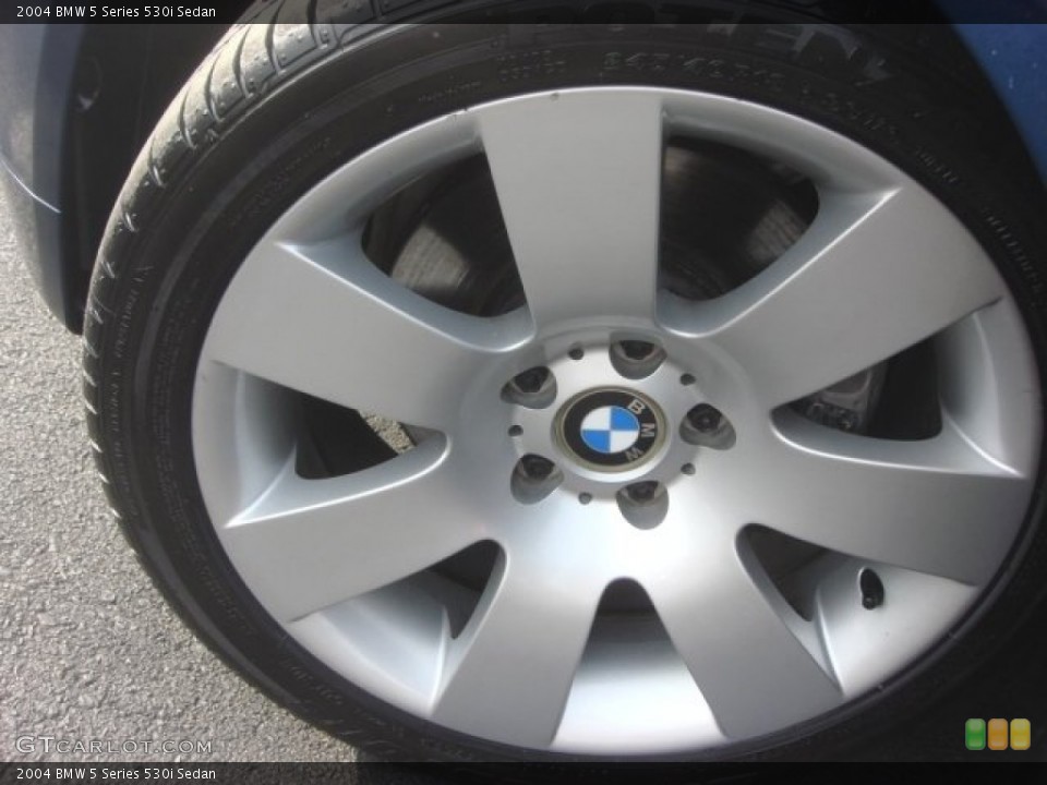 2004 BMW 5 Series 530i Sedan Wheel and Tire Photo #78528580