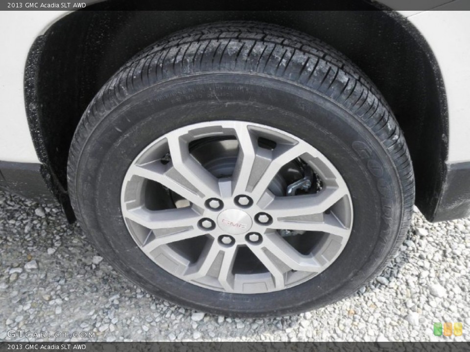 2013 GMC Acadia SLT AWD Wheel and Tire Photo #78531820