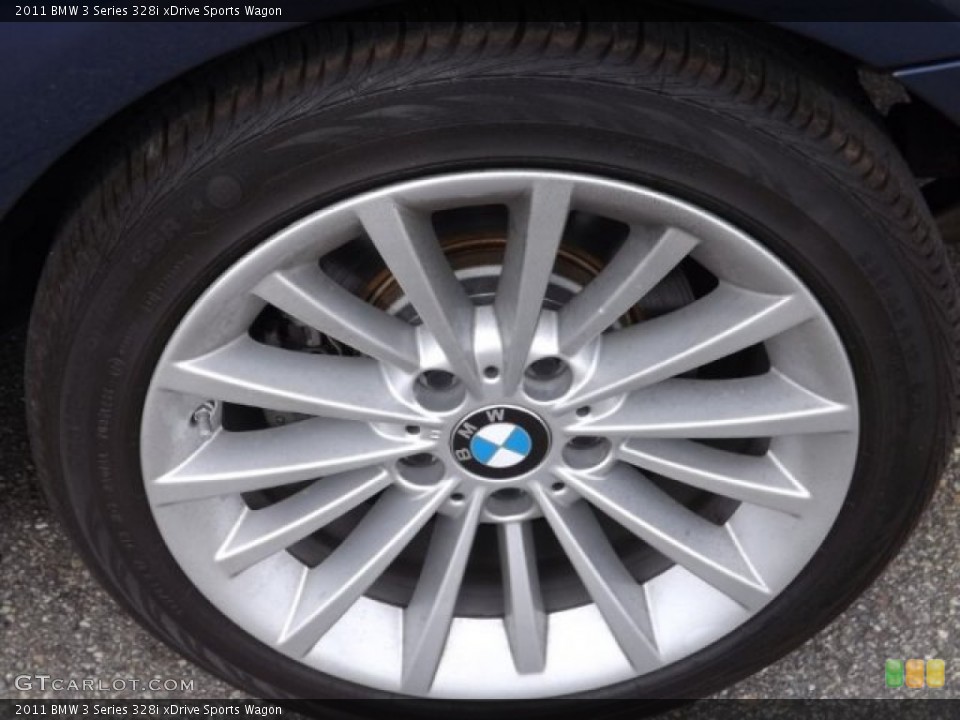 2011 BMW 3 Series 328i xDrive Sports Wagon Wheel and Tire Photo #78535137