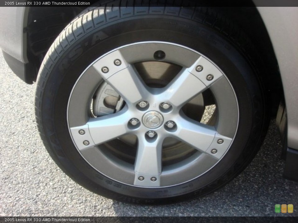 2005 Lexus RX 330 AWD Thundercloud Edition Wheel and Tire Photo #78537231