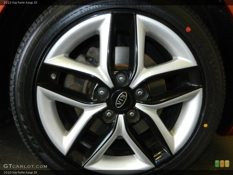 2010 Kia Forte Koup SX Wheel and Tire Photo #78544434