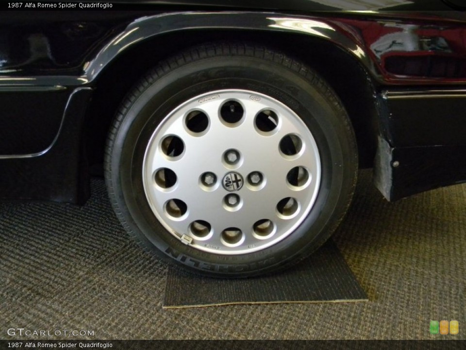 1987 Alfa Romeo Spider Quadrifoglio Wheel and Tire Photo #78545070