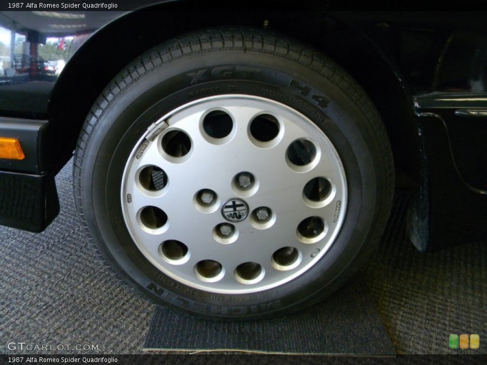 1987 Alfa Romeo Spider Quadrifoglio Wheel and Tire Photo #78545073