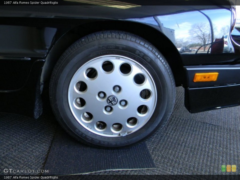 1987 Alfa Romeo Spider Quadrifoglio Wheel and Tire Photo #78545076