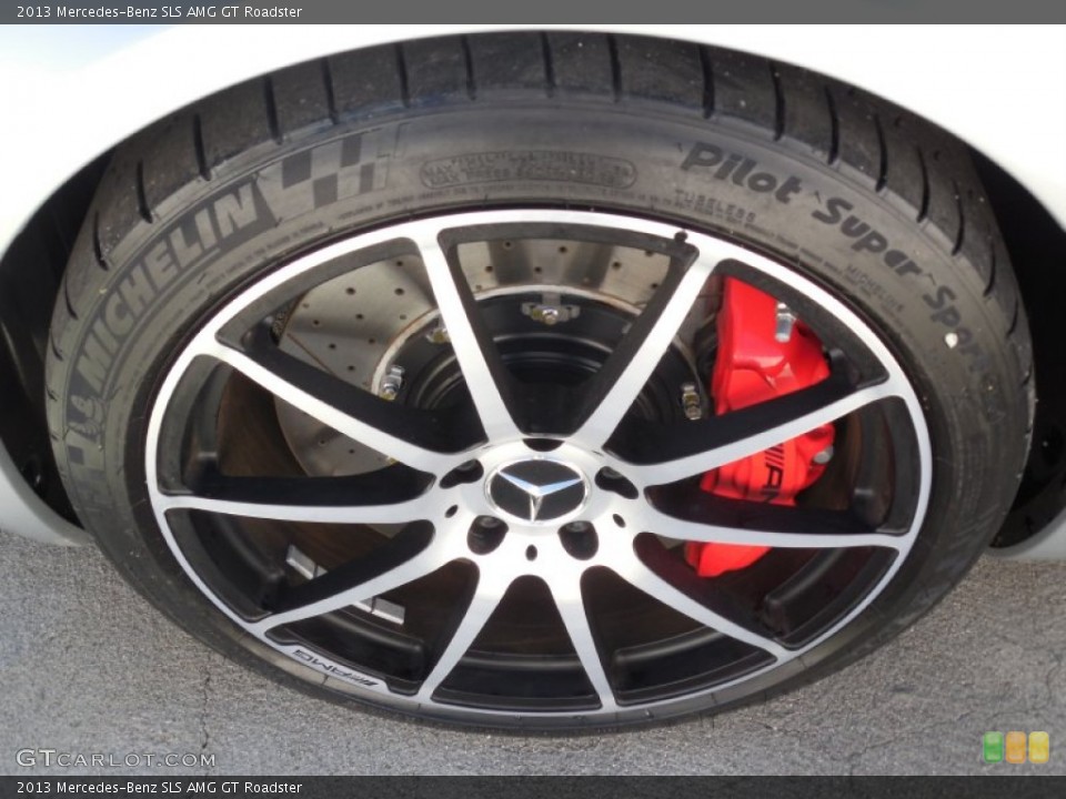 2013 Mercedes-Benz SLS AMG GT Roadster Wheel and Tire Photo #78546815
