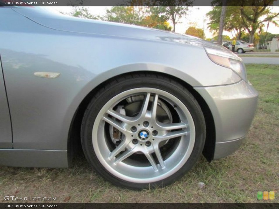 2004 BMW 5 Series 530i Sedan Wheel and Tire Photo #78548505